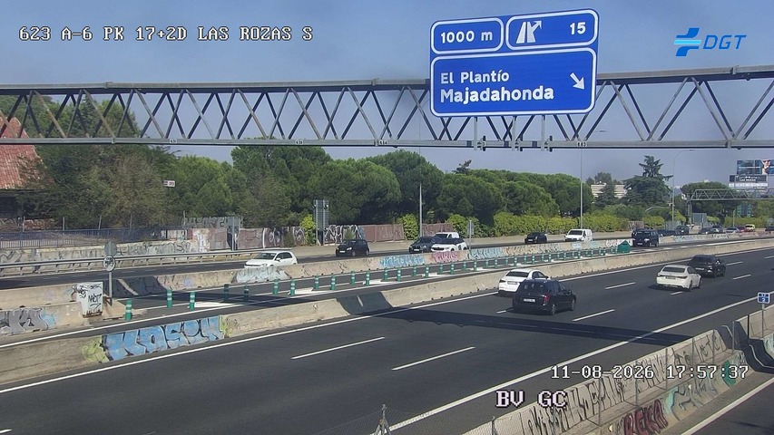 Cámara A-6 Provincia de Madrid KM 17,2