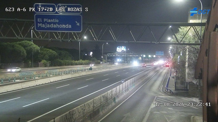 Cámara A-6 Provincia de Madrid KM 17,2