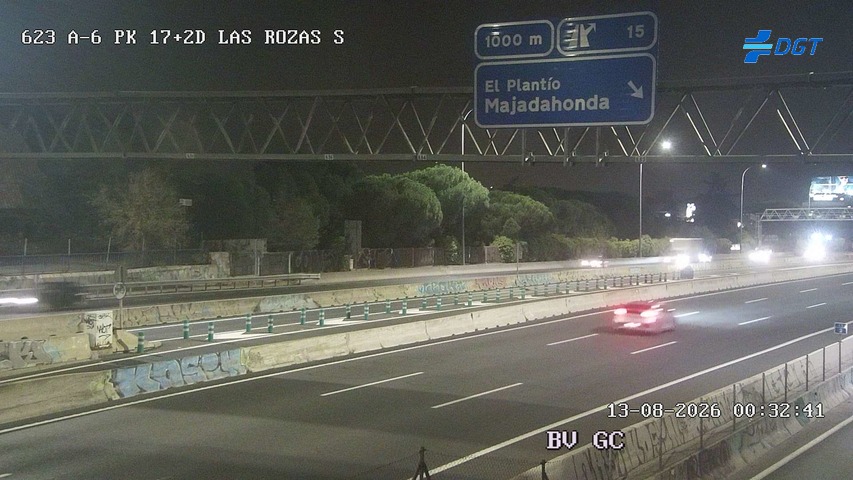 Cámara A-6 Provincia de Madrid KM 17,2