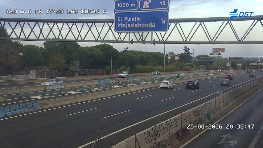 Cámara A-6 Provincia de Madrid KM 17,2
