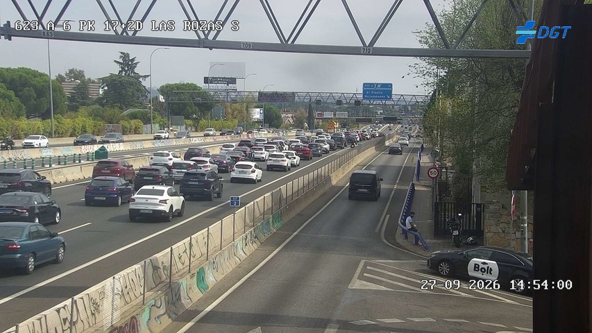 Cámara A-6 Provincia de Madrid KM 17,2