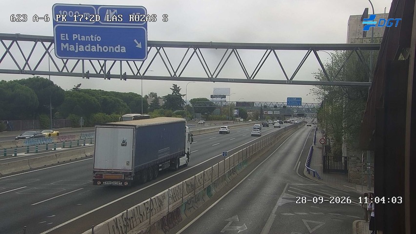 Cámara A-6 Provincia de Madrid KM 17,2
