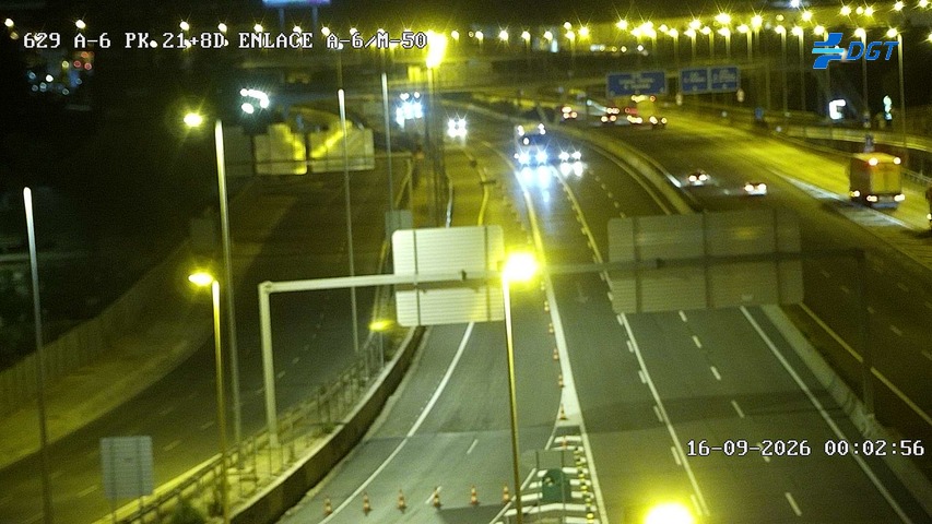 Imagen cámara A-6 Madrid Kilómetro 21,8