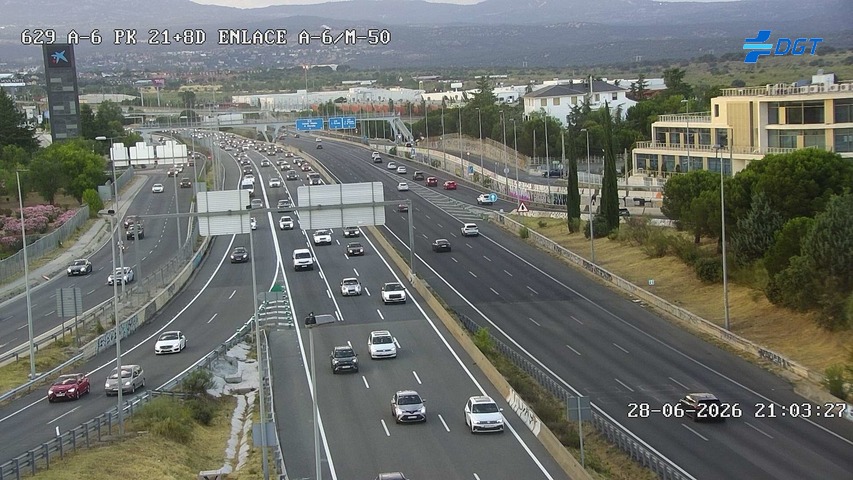 Cámara A-6 Provincia de Madrid KM 21,8