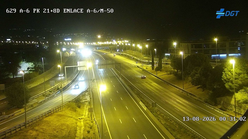 Cámara A-6 Provincia de Madrid KM 21,8