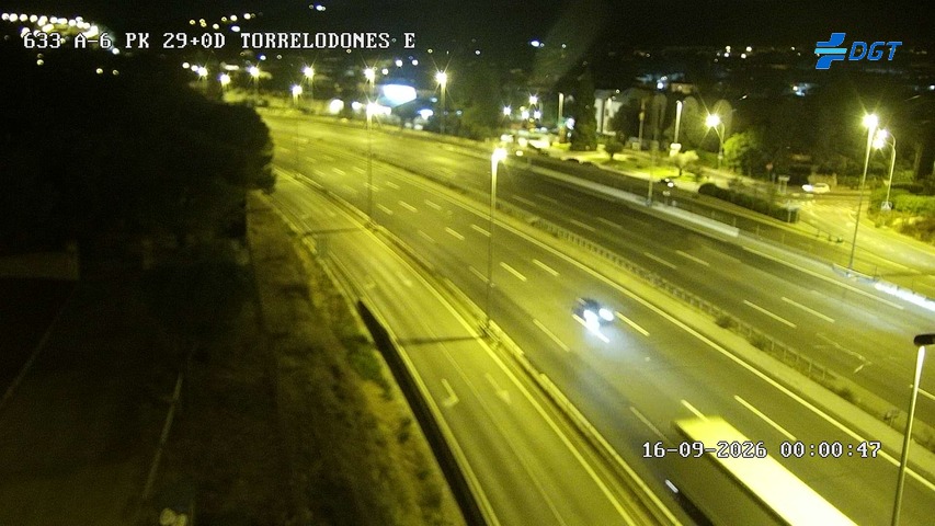 Imagen cámara A-6 Madrid Kilómetro 29,0