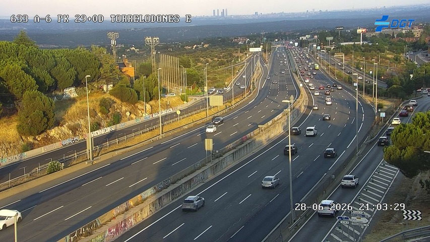 Cámara A-6 Provincia de Madrid KM 29,0