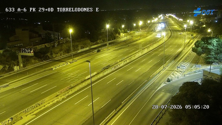 Cámara A-6 Provincia de Madrid KM 29,0
