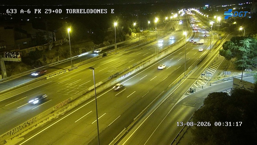 Cámara A-6 Provincia de Madrid KM 29,0