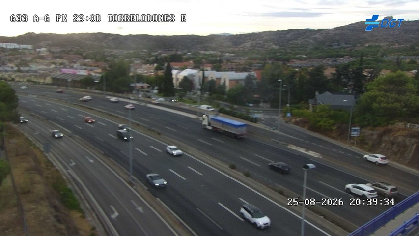 Cámara A-6 Provincia de Madrid KM 29,0