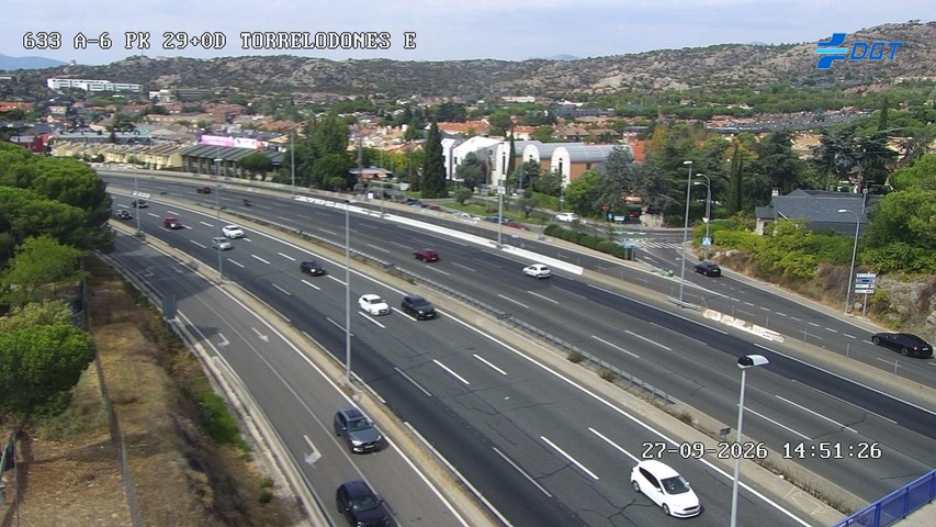 Cámara A-6 Provincia de Madrid KM 29,0