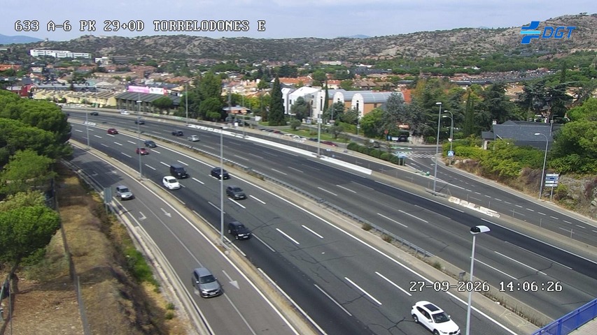 Cámara A-6 Provincia de Madrid KM 29,0