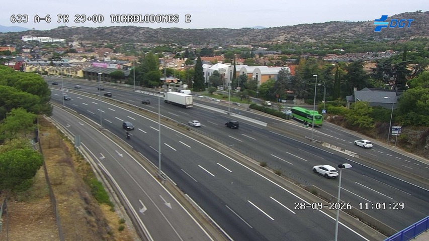 Cámara A-6 Provincia de Madrid KM 29,0