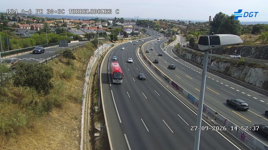 Cámara A-6 Provincia de Madrid KM 30,3
