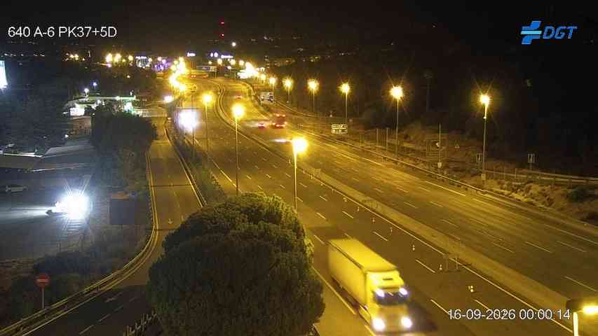 Imagen cámara A-6 Madrid Kilómetro 37,5