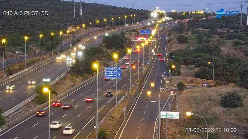 Cámara A-6 Provincia de Madrid KM 37,5