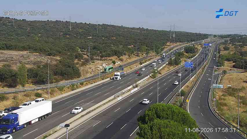Cámara A-6 Provincia de Madrid KM 37,5