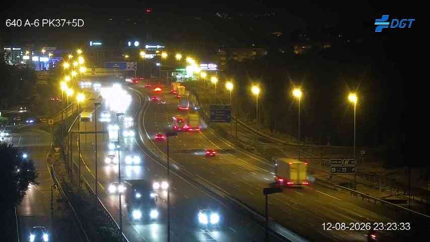Cámara A-6 Provincia de Madrid KM 37,5
