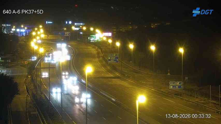 Cámara A-6 Provincia de Madrid KM 37,5