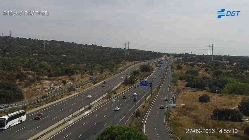 Cámara A-6 Provincia de Madrid KM 37,5
