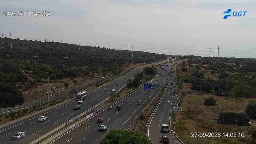 Cámara A-6 Provincia de Madrid KM 37,5
