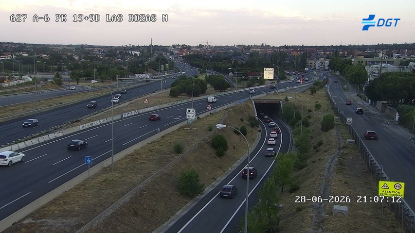 Cámara A-6 Provincia de Madrid KM 19,9