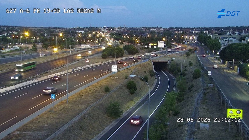 Cámara A-6 Provincia de Madrid KM 19,9