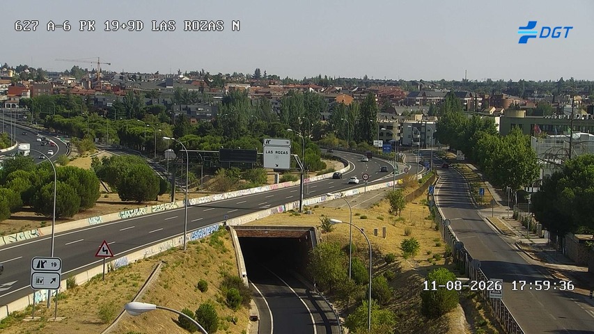 Cámara A-6 Provincia de Madrid KM 19,9