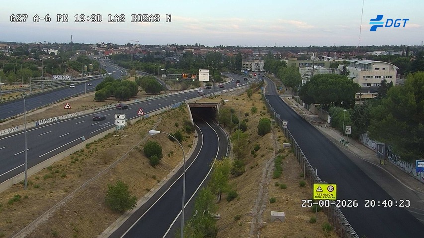 Cámara A-6 Provincia de Madrid KM 19,9