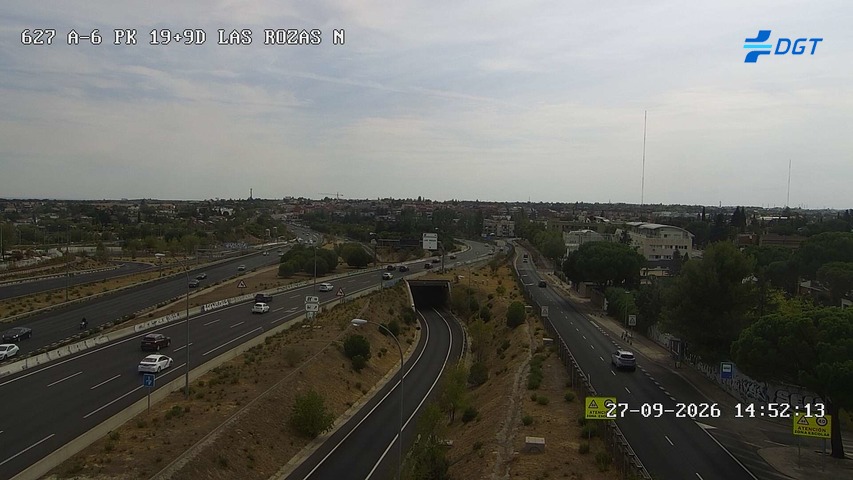 Cámara A-6 Provincia de Madrid KM 19,9