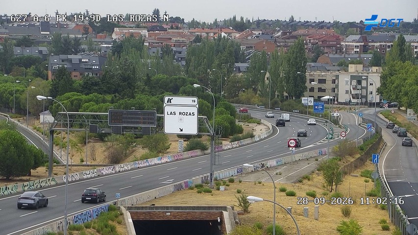 Cámara A-6 Provincia de Madrid KM 19,9
