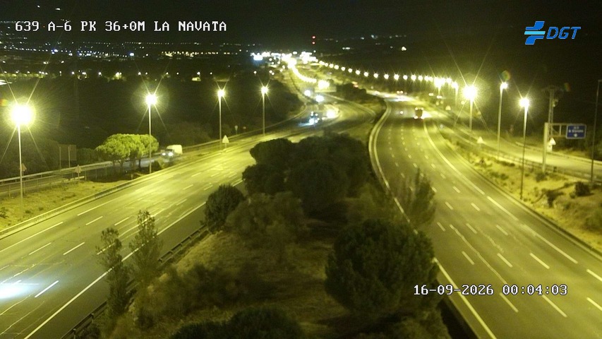 Imagen cámara A-6 Madrid Kilómetro 36,0