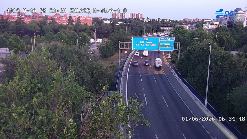 Madrid — M-40 km 22