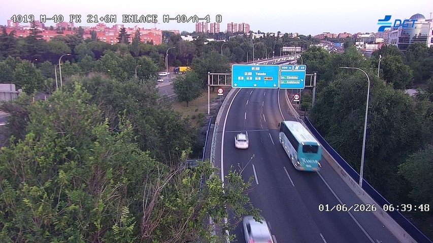Madrid — M-40 km 22