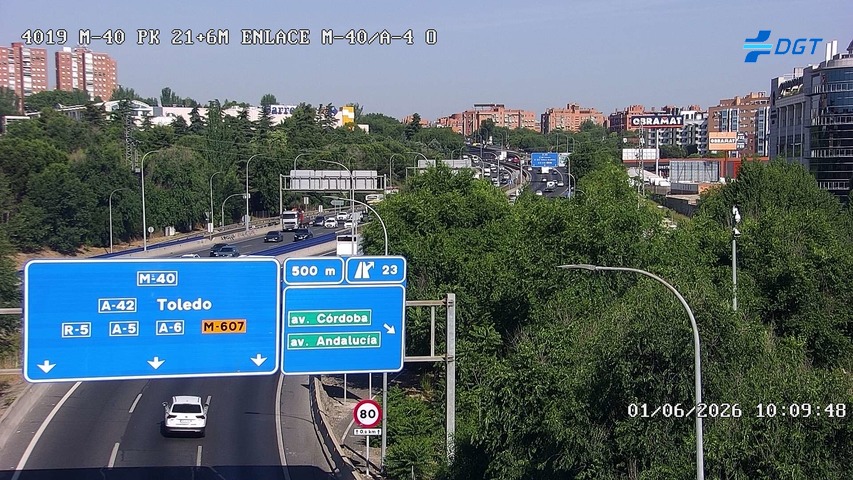 Madrid — M-40 km 22