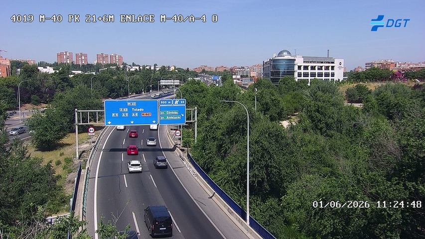 Madrid — M-40 km 22