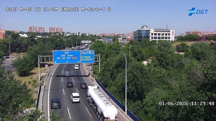 Madrid — M-40 km 22