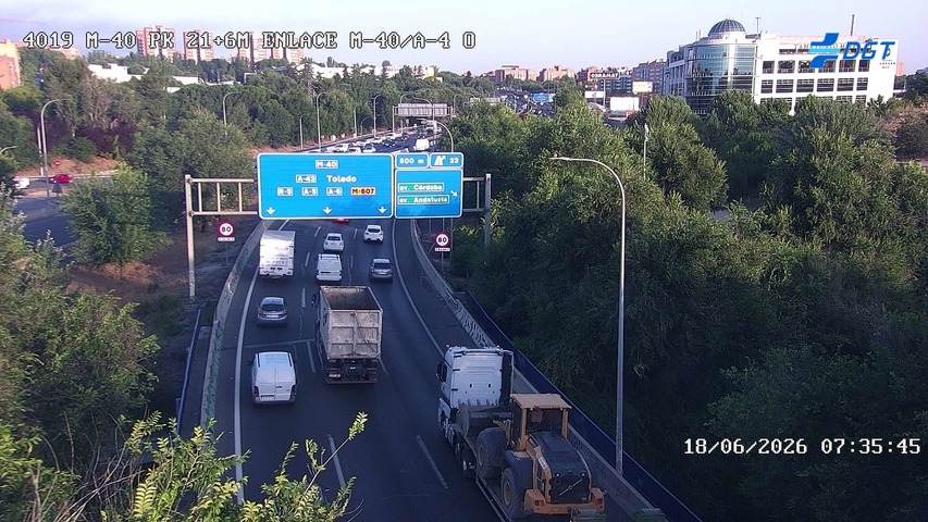 Madrid — M-40 km 22