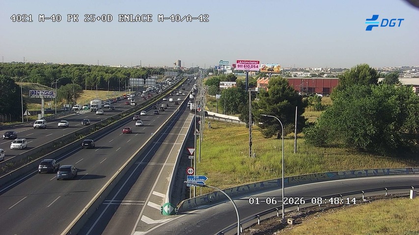 Madrid — M-40 km 25