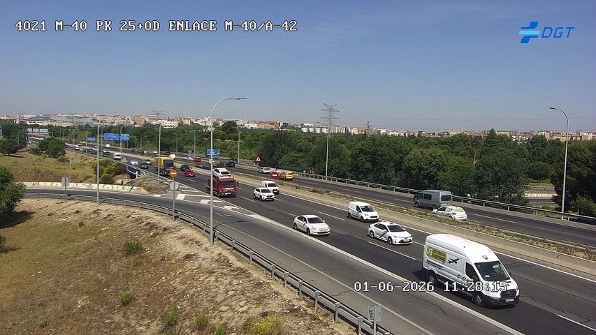 Madrid — M-40 km 25