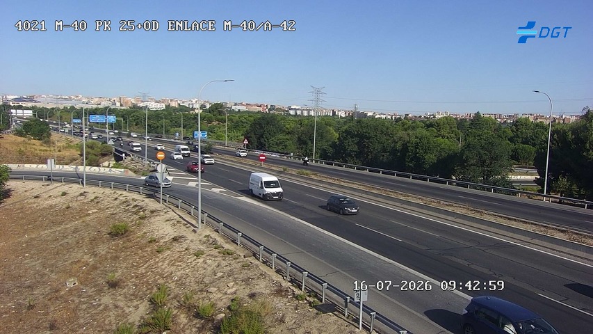 Madrid — M-40 km 25