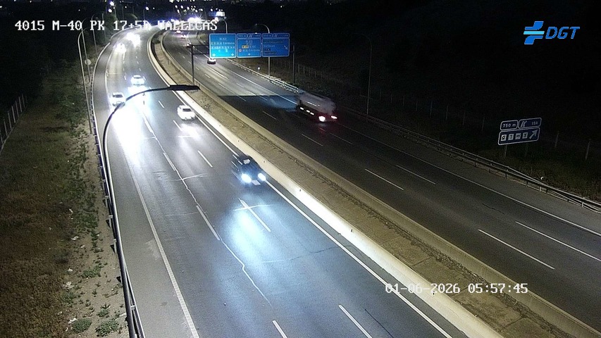 Madrid — M-40 km 18