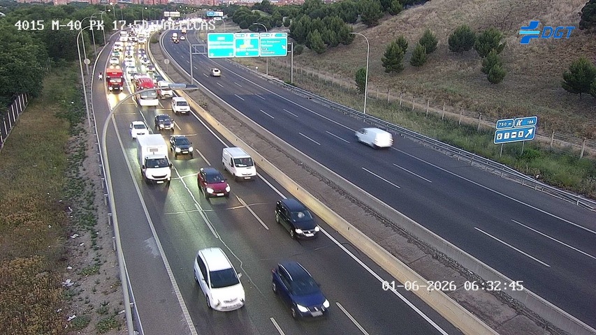 Madrid — M-40 km 18