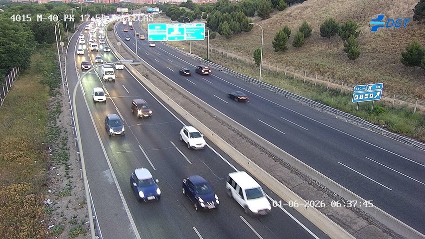 Madrid — M-40 km 18