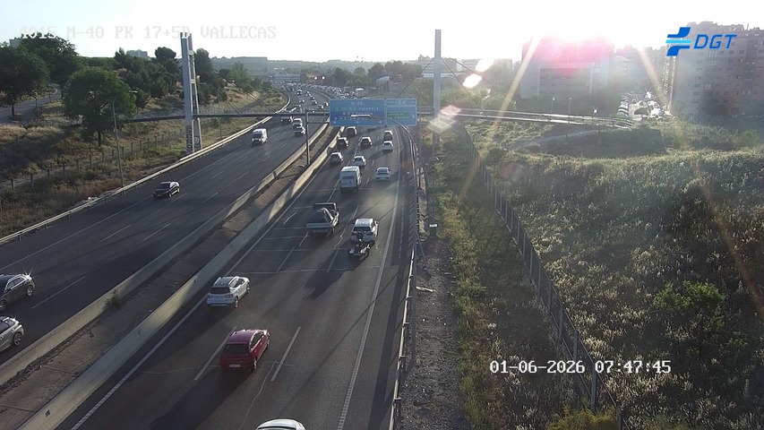 Madrid — M-40 km 18