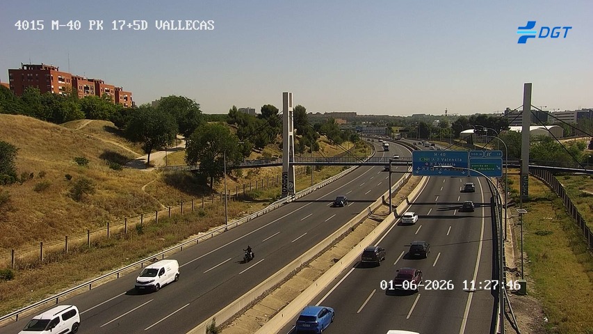 Madrid — M-40 km 18