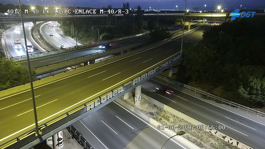 Madrid — M-40 km 14