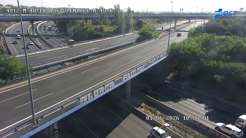 Madrid — M-40 km 14