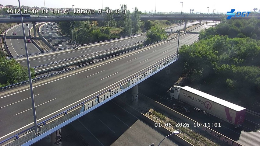 Madrid — M-40 km 14