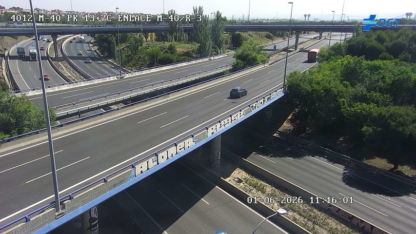 Madrid — M-40 km 14